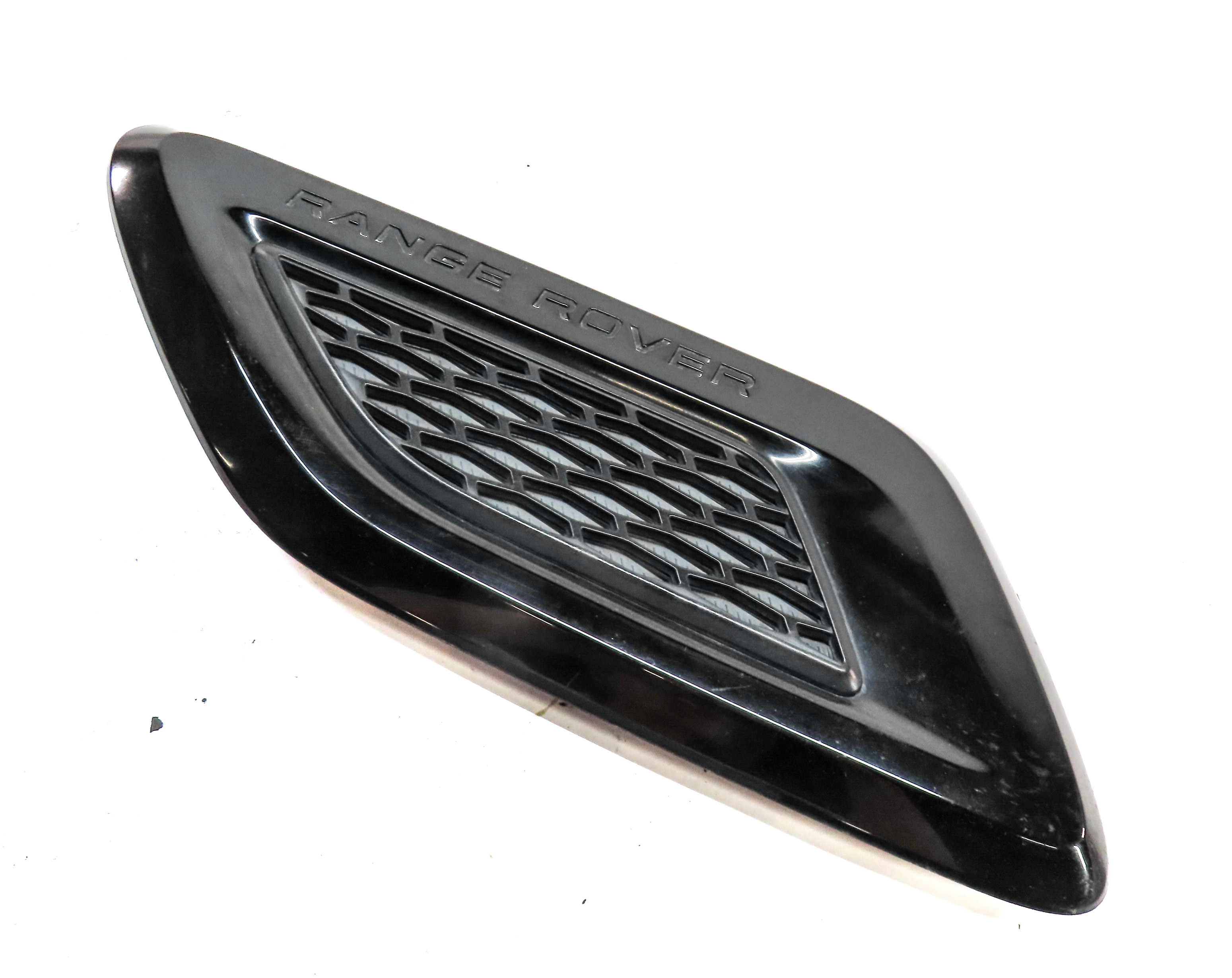 2015 RANGE ROVER SPORT (L494) FRONT LEFT DRIVER HOOD VENT GRILLE TRIM (BLACK) — exact item pictured
